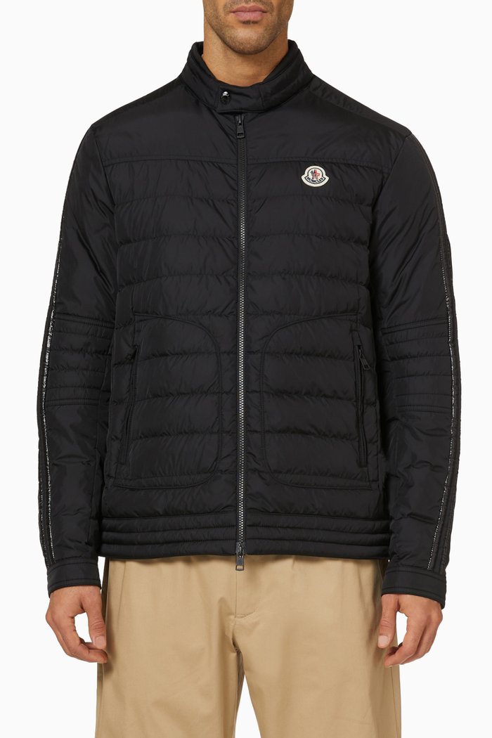 

Alkap Short Down Jacket in Padded Nylon, Black