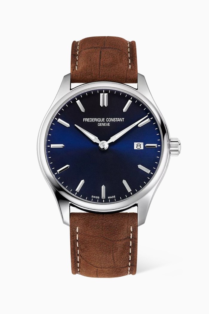 

Classics Quartz Watch in Stainless Steel, 40mm, Blue