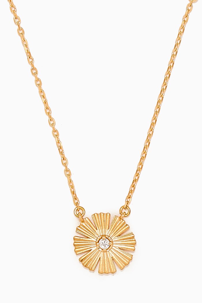 

Farfash SunKiss Arfaj Daisy Diamond Necklace in 18kt Gold, Yellow
