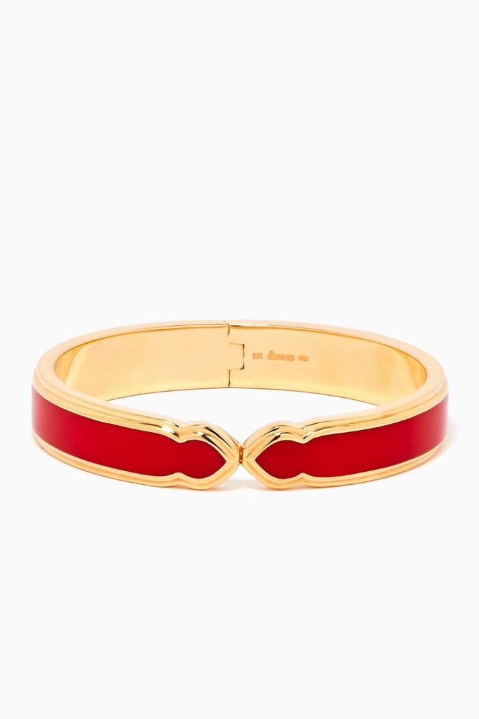 

Casablanca Ceramic Bangle in Brass, 11mm, Yellow