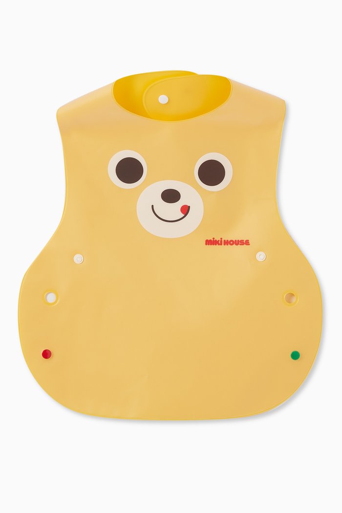 

Printed Bib in Silicone, Yellow