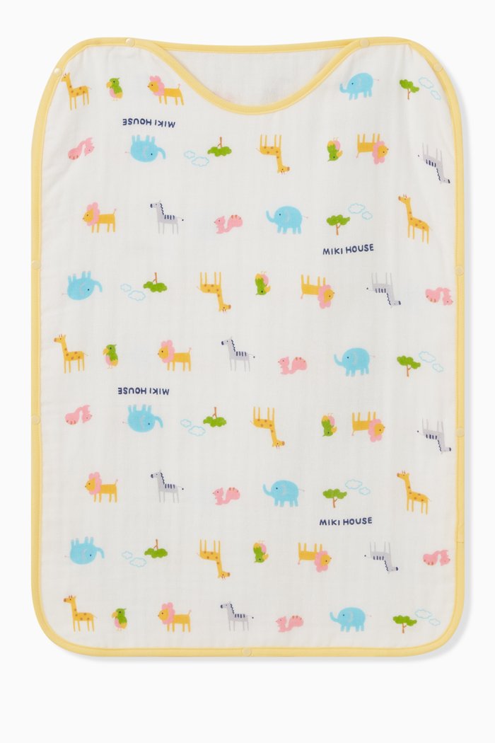 

Animal-print Sleeper in Gauze, Multicolour
