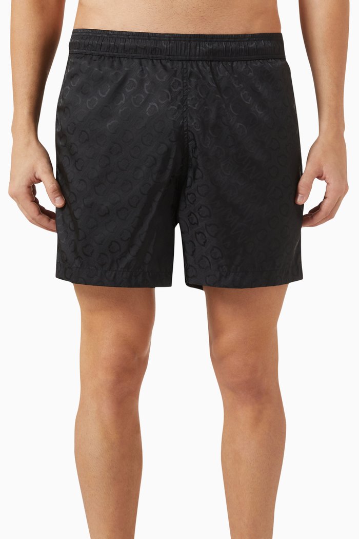 

Logo Swim Shorts in Nylon, Black