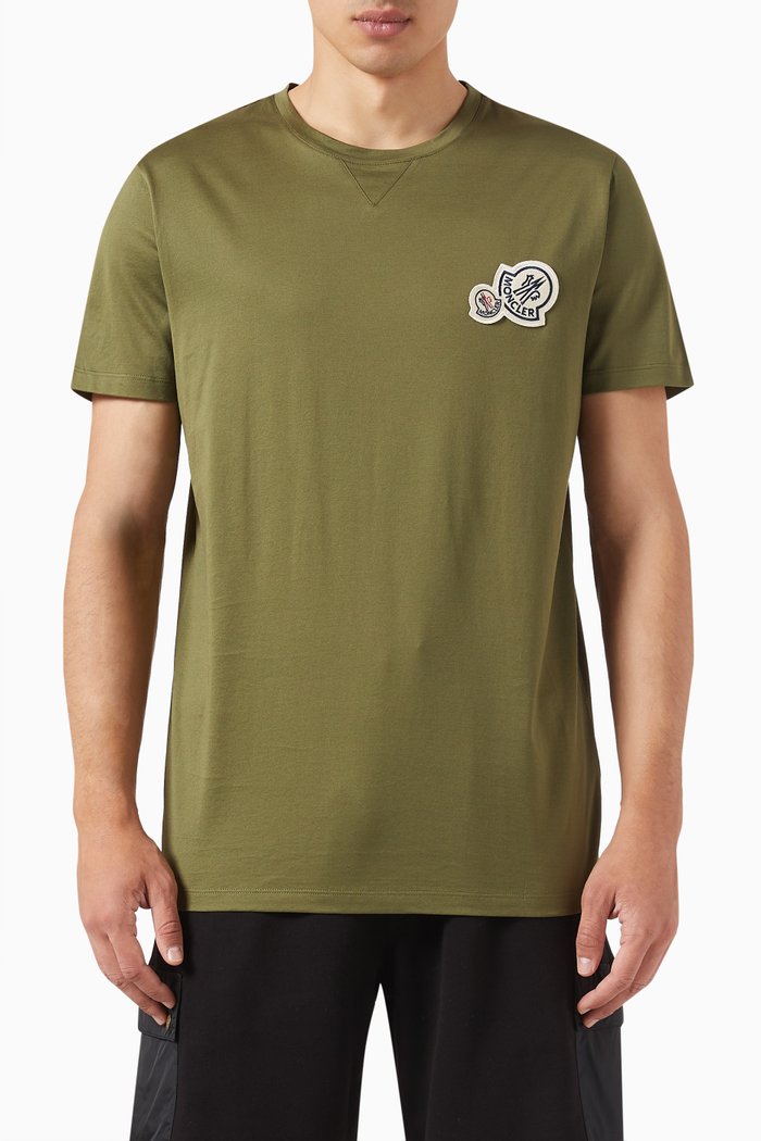 

Logo T-shirt in Cotton Jersey, Green