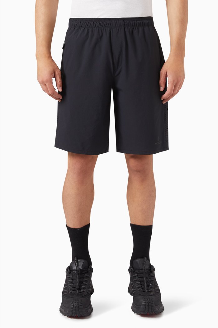 

Logo Shorts in Nylon, Black