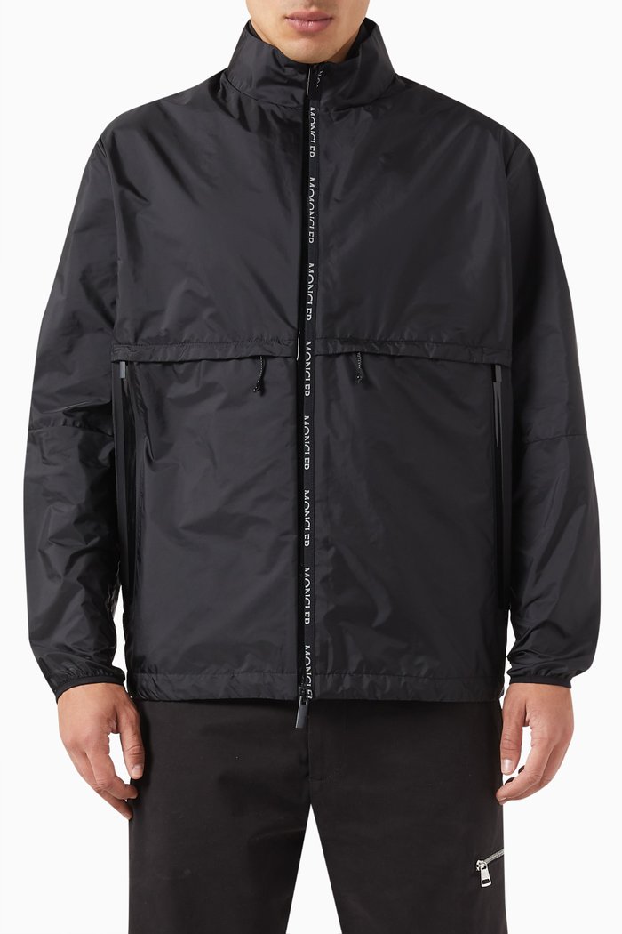 

Logo Tape Jacket in Nylon, Black