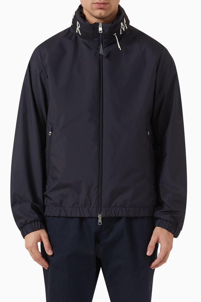 

x Beid Hooded Jacket in Nylon, Blue