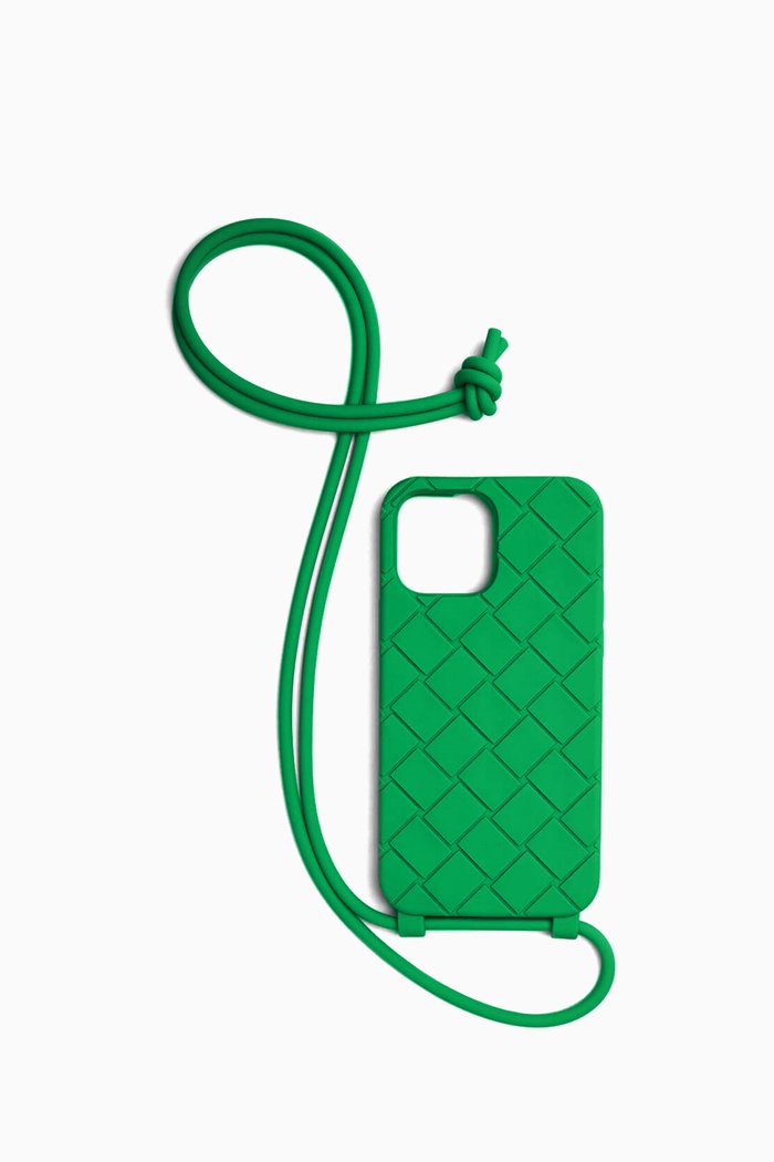 

iPhone 14 Pro Case on Strap, Green