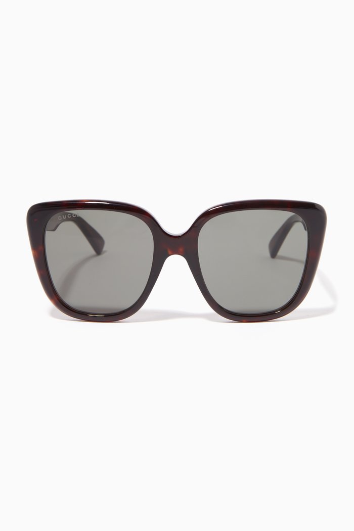 

Butterfly Sunglasses in Acetate, Brown