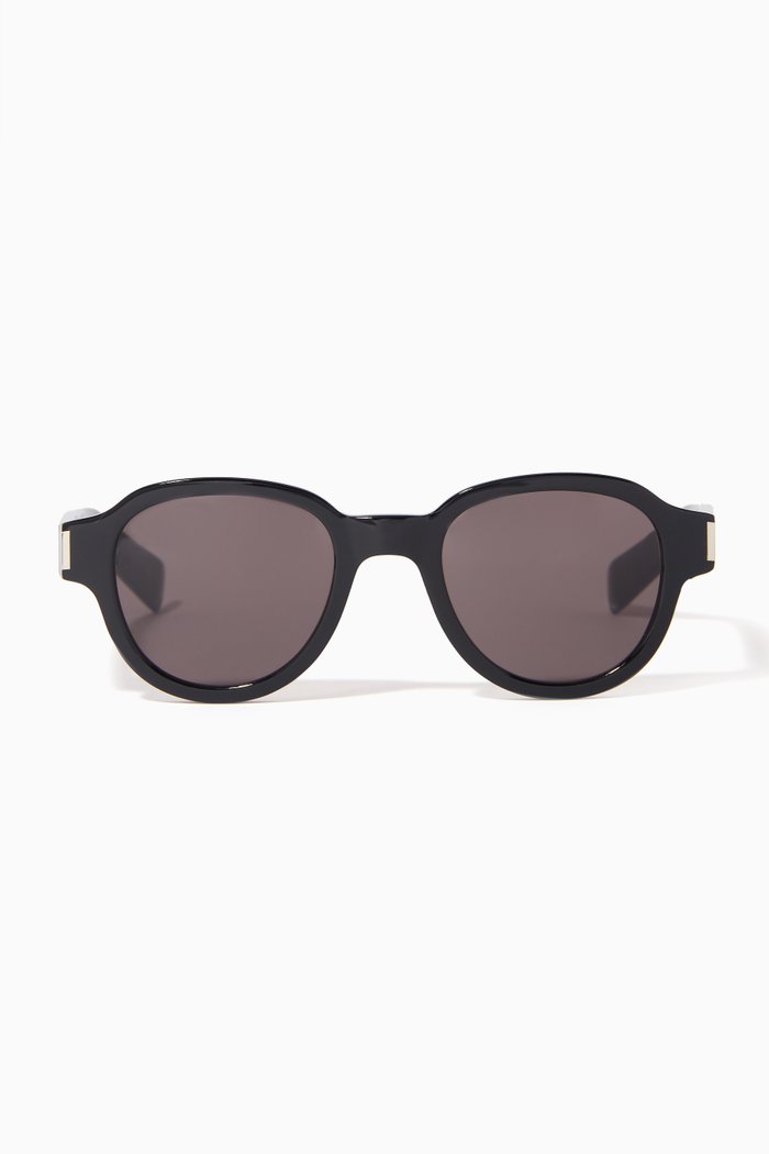 

Round Sunglasses in Acetate, Black