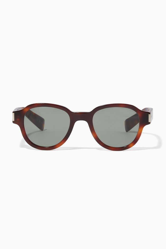 

Round Sunglasses in Acetate, Brown