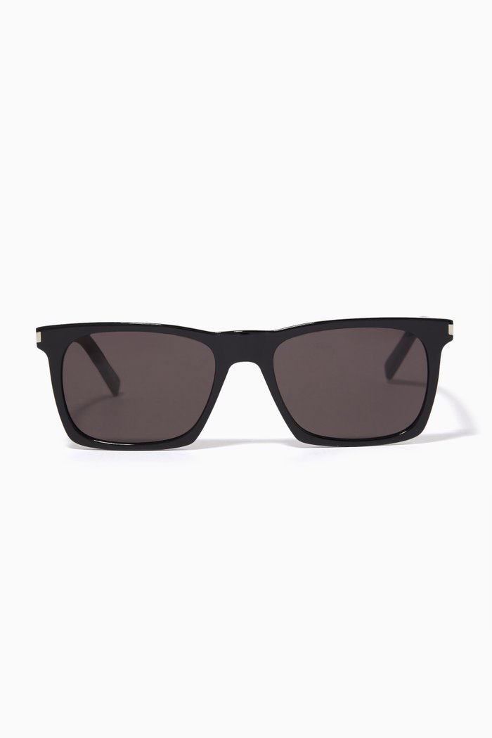 

Square Sunglasses in Acetate, Black