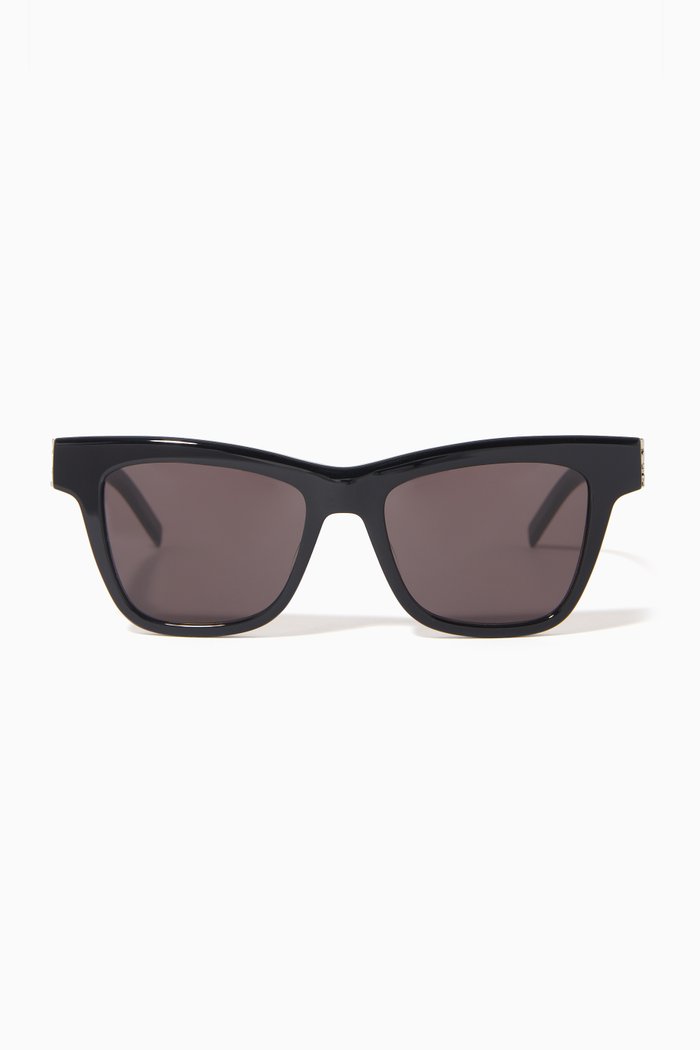 

Square Sunglasses in Acetate, Black