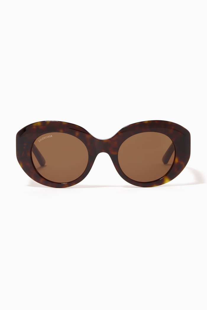 

Round Sunglasses in Acetate, Brown