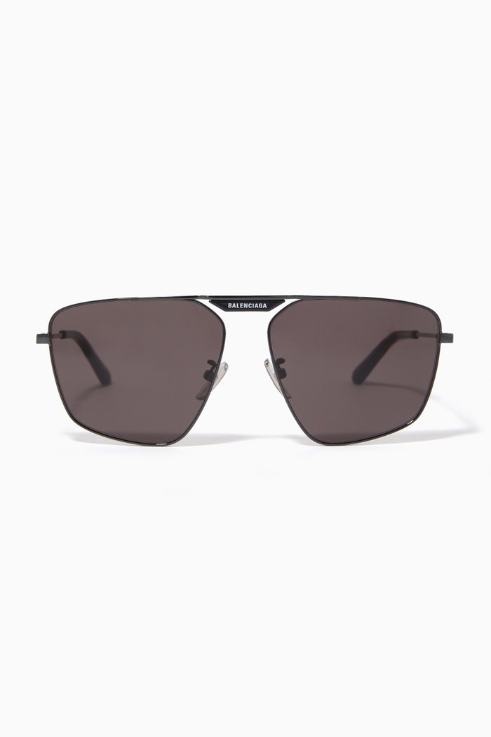 

Tag 2.0 Navigator Sunglasses in Metal, Grey