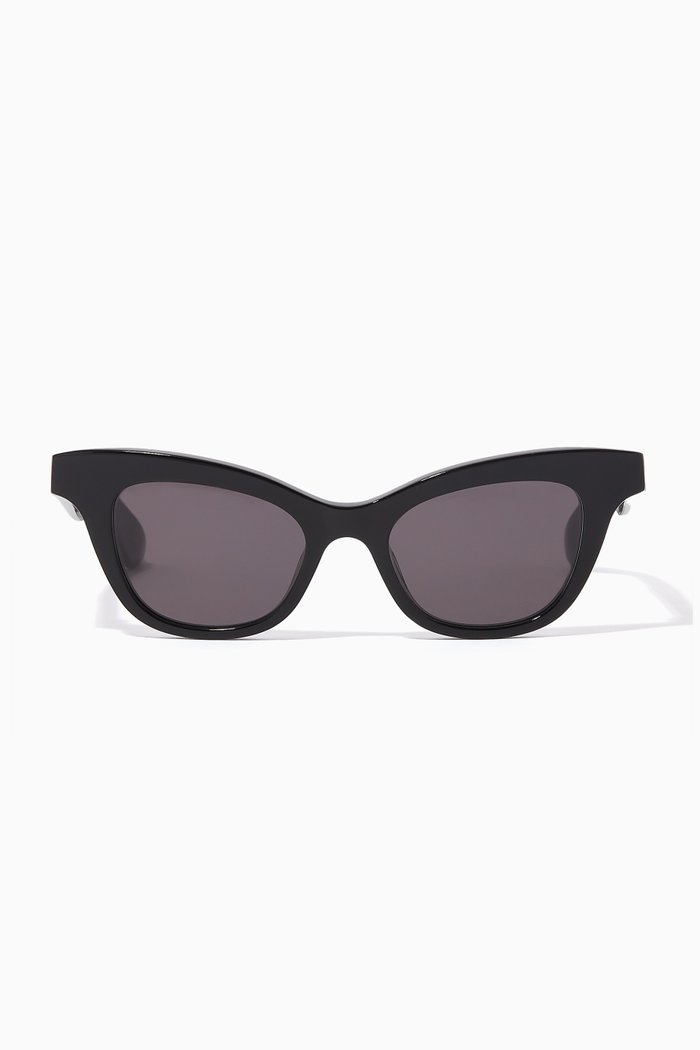 

Cat-eye Sunglasses in Acetate, Brown