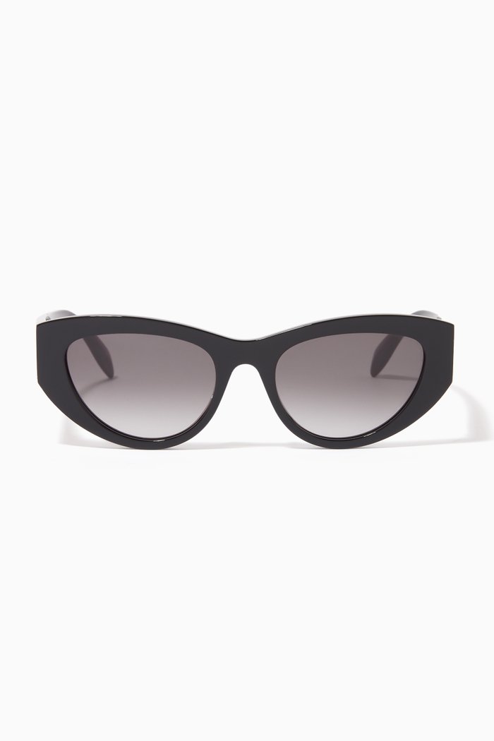 

Cat-eye Sunglasses in Acetate, Brown