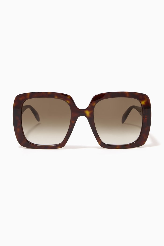 

Square Sunglasses in Acetate, Brown