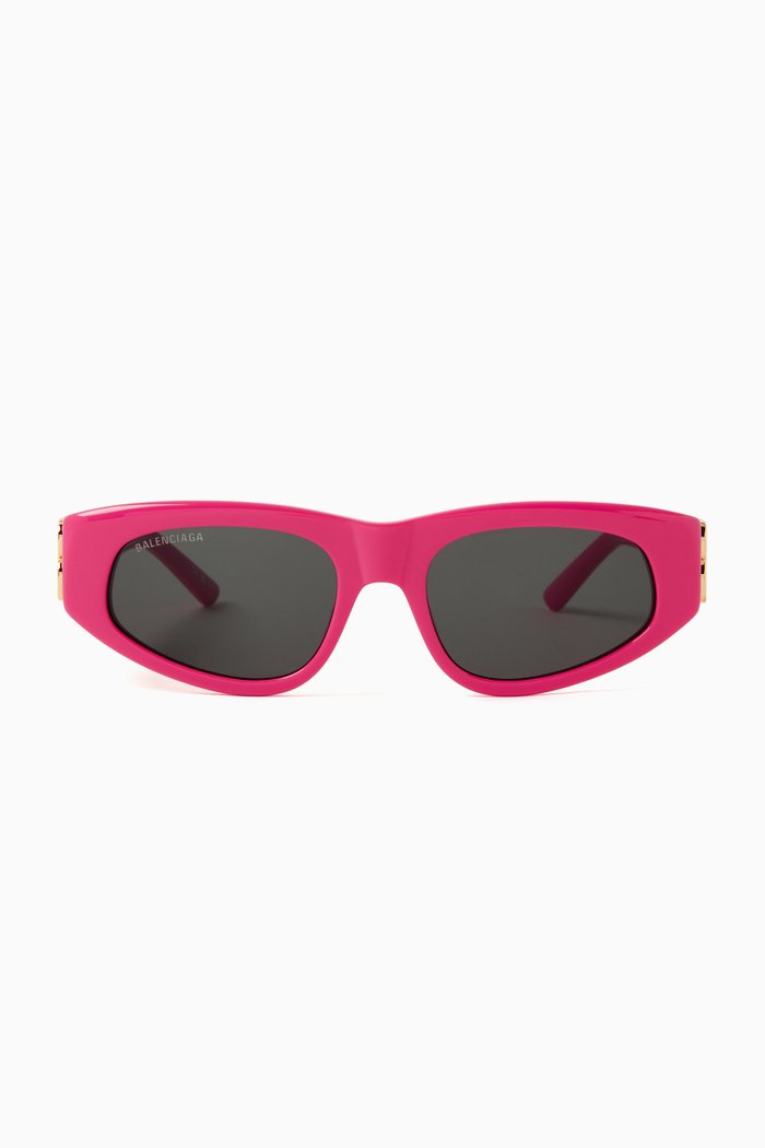 

Dynasty D-Frame Sunglasses in Acetate, Pink