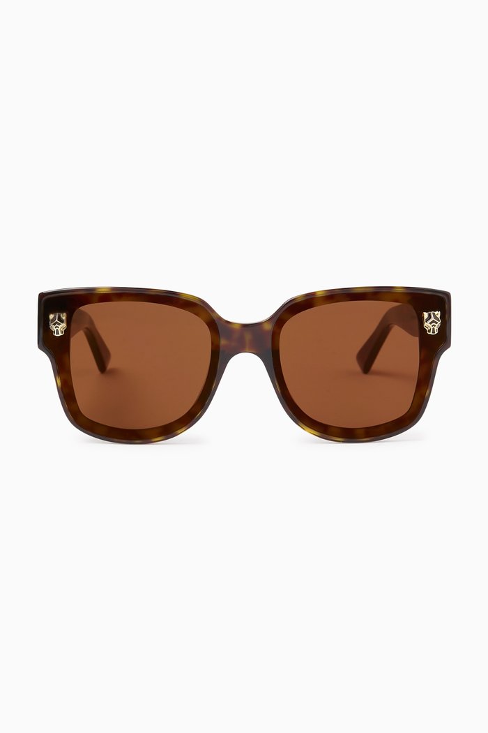 

Square Sunglasses in Acetate, Brown