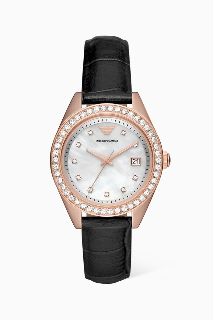 

Leo Automatic Watch, 36mm, Black