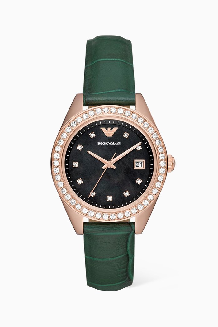 

Leo Automatic Watch, 36mm, Green