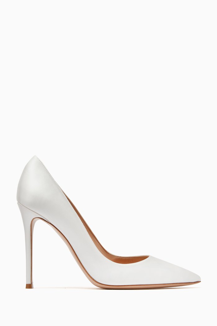 

Gianvito 105 Pumps in Satin, White
