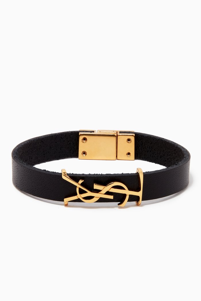 

Opyum Bracelet in Leather, Black