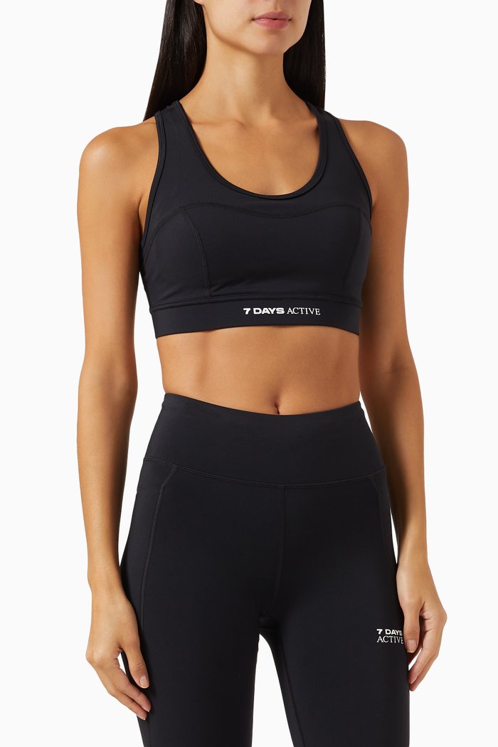 

Sculpt Sports Bra Top, Black
