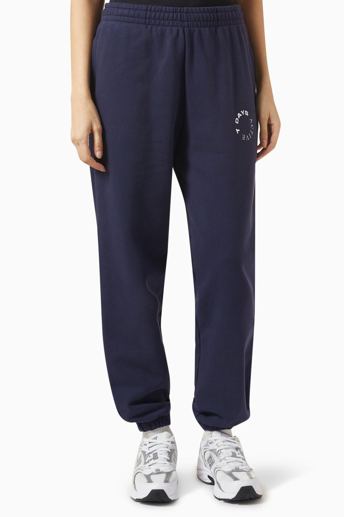 

Monday Logo Sweatpants in Organic Cotton, Blue