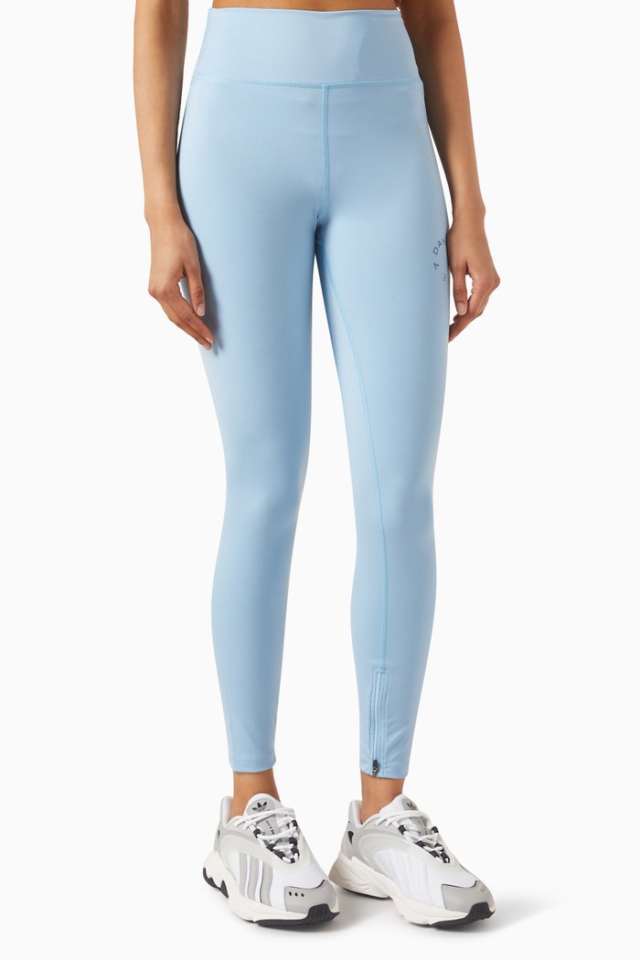 

Signature Logo Tights in Polyamide, Blue