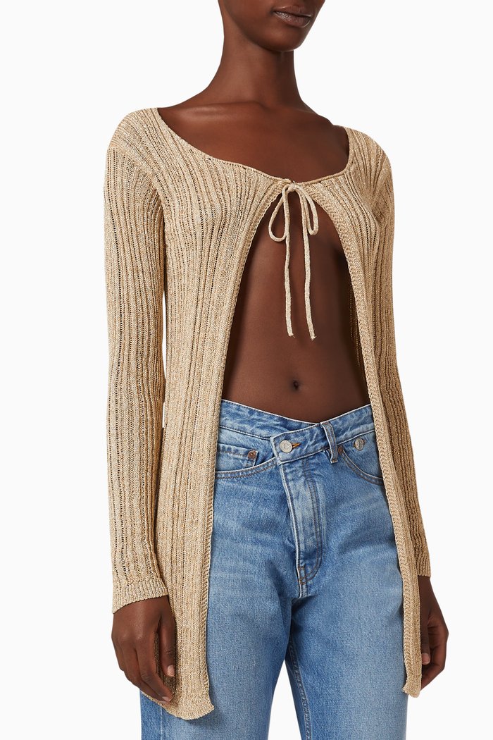 

Witty Cardigan in Cotton, Neutral