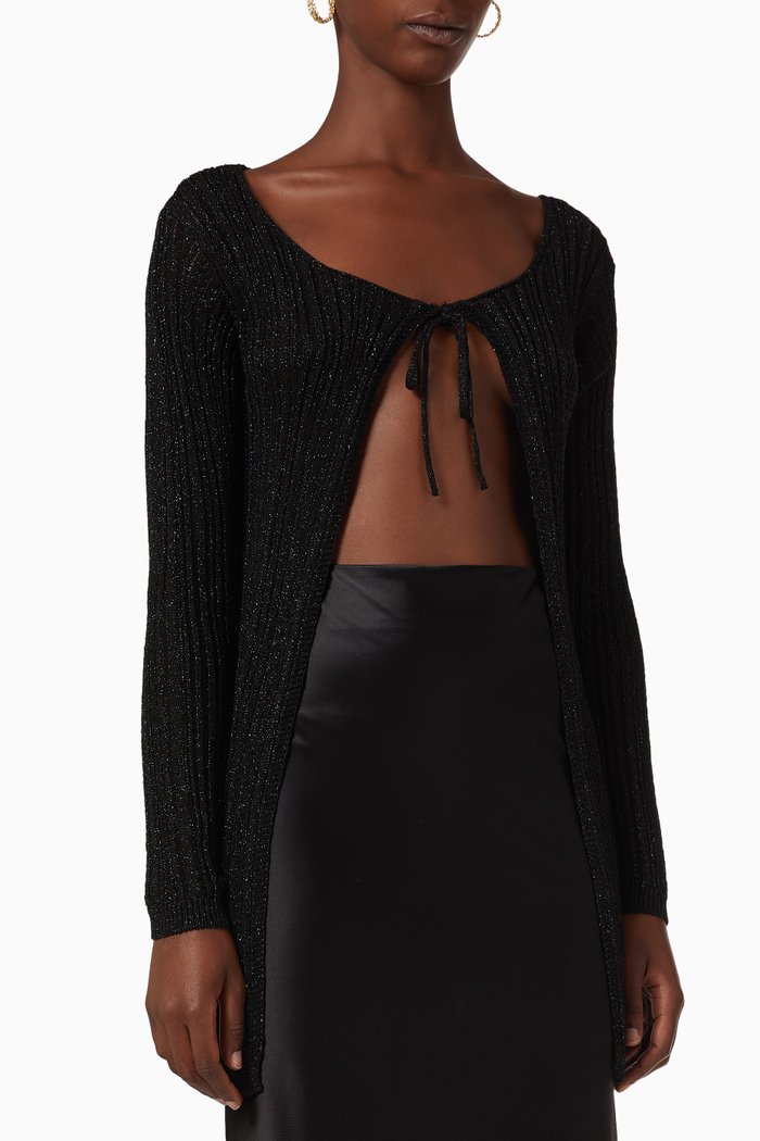 

Witty Cardigan in Cotton, Black