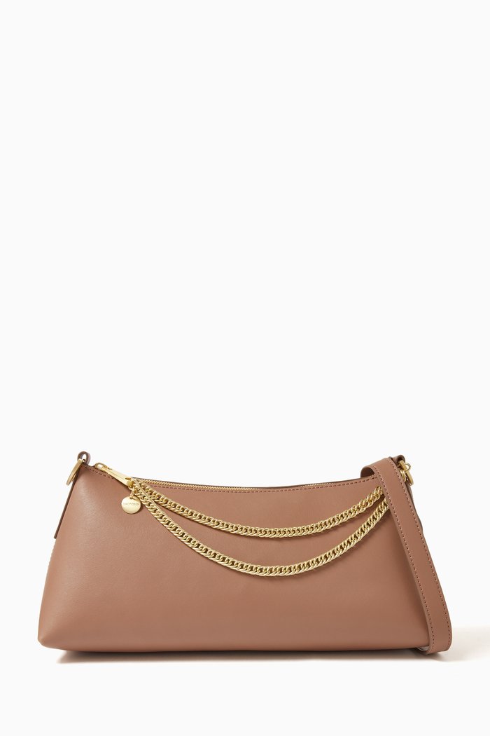 

Medium Posen Crossbody Bag in Leather, Neutral