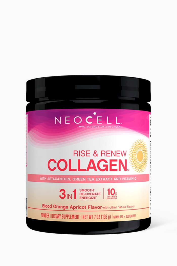 Rise & Renew Collagen™ Powder Blood Orange Apricot Flavor, 198g, Multicolour