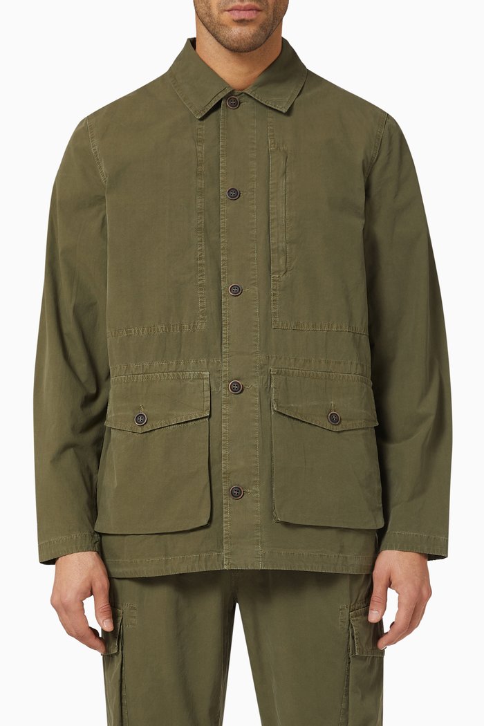 

Enfield Cargo Jacket in Cotton, Green