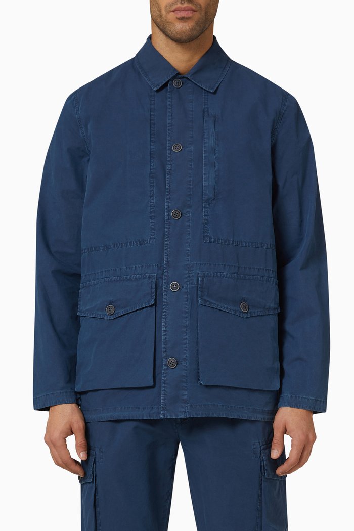 

Enfield Cargo Jacket in Cotton, Blue