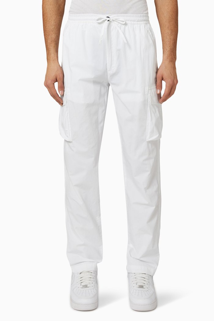 

Ludlow Cargo Pants in Cotton, White