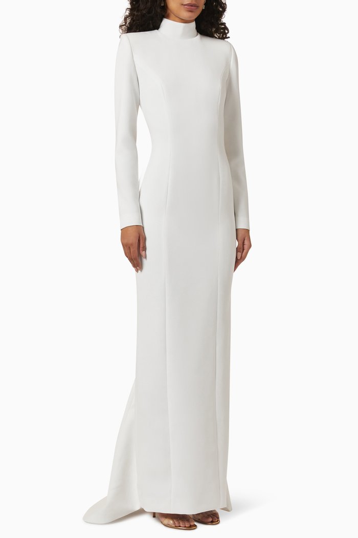 

Cut-out Maxi Dress, White