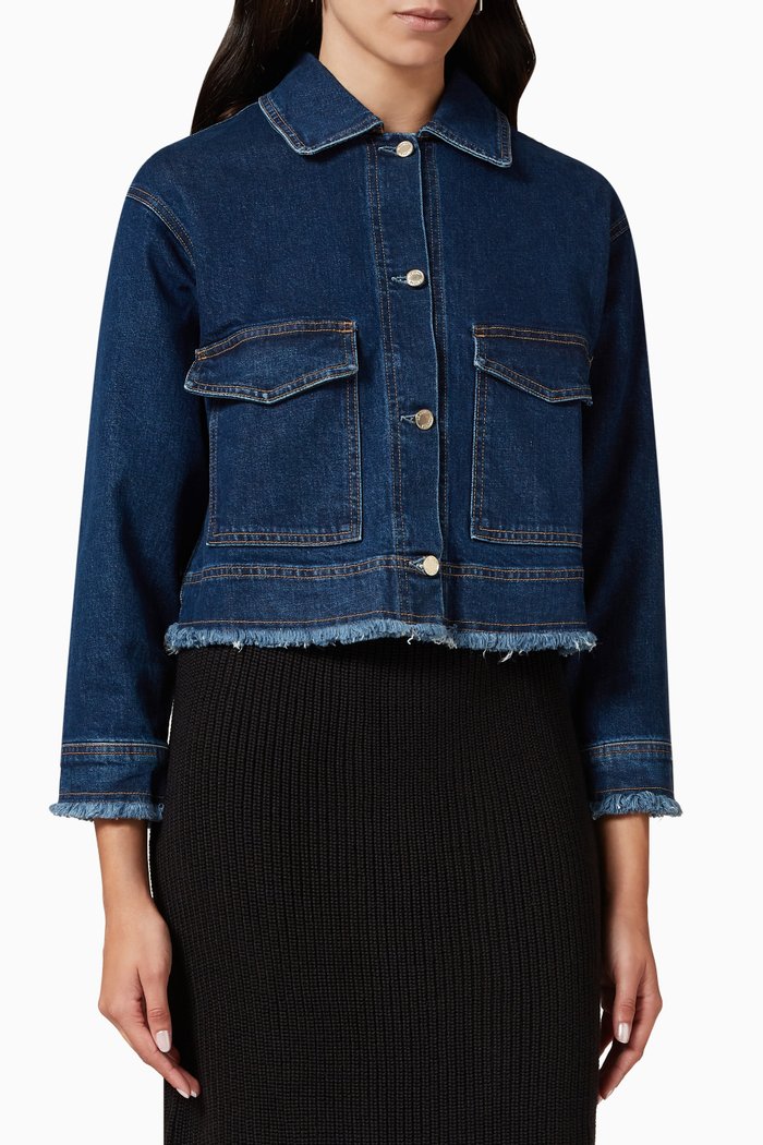 

Dylan Jacket in Denim, Blue