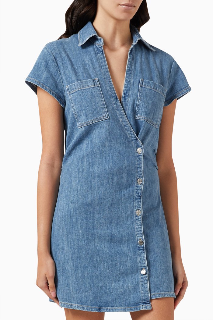 

Poppy Dress in Denim, Blue