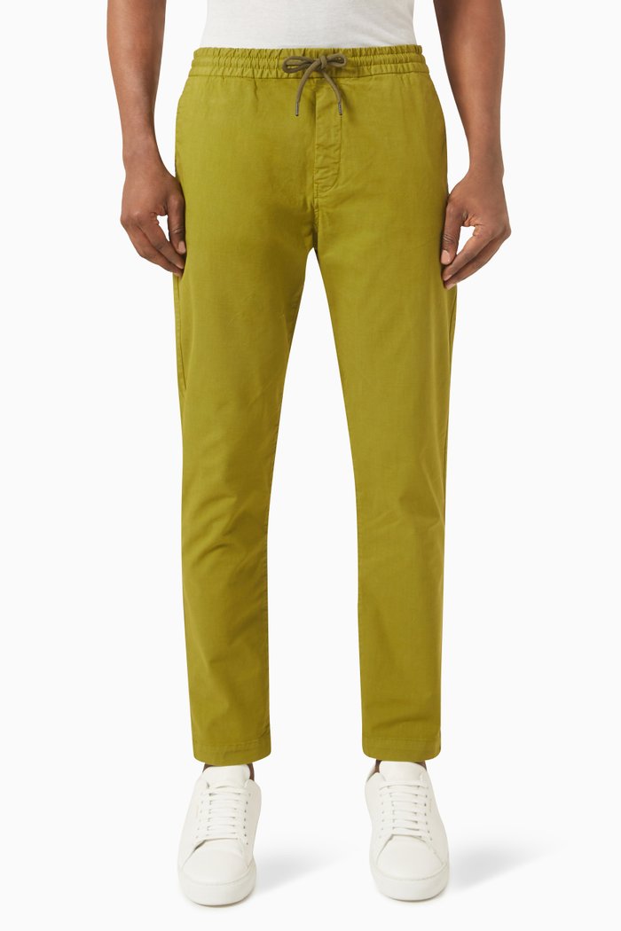 

Zebra Logo Sweatpants in Organic Cotton, Green