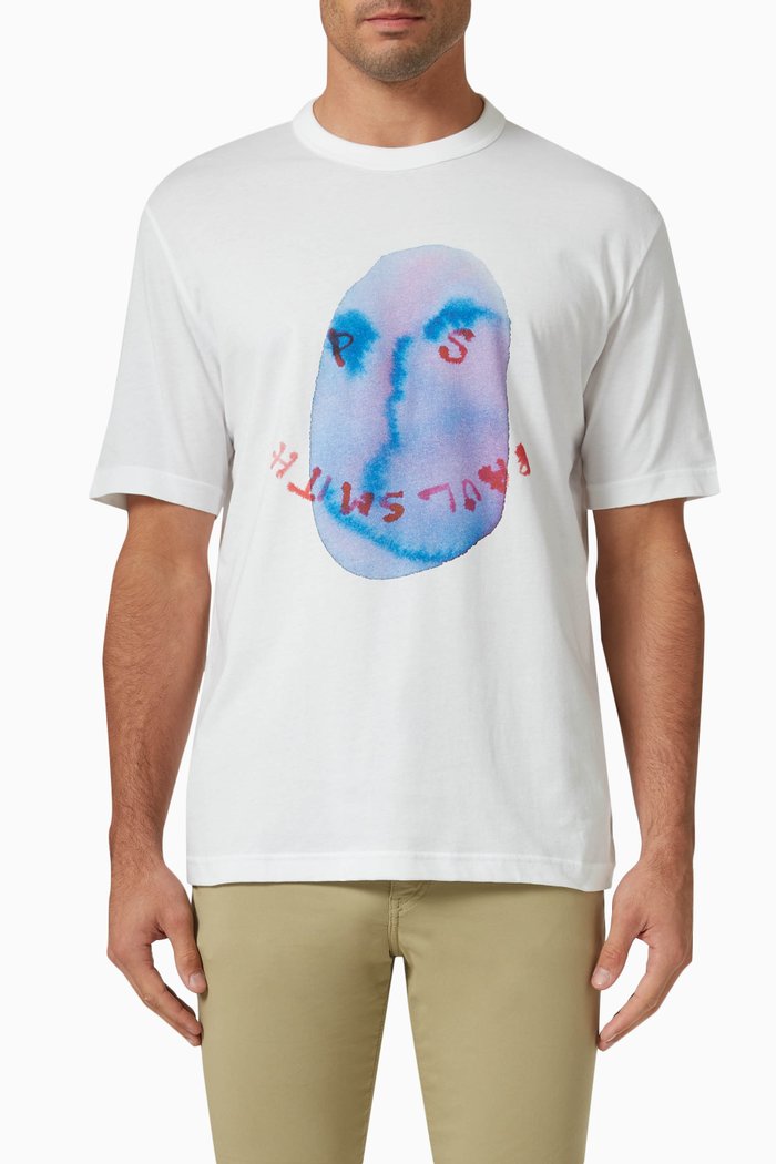 

Southdowns Graphic-print T-Shirt in Organic Cotton-jersey, White