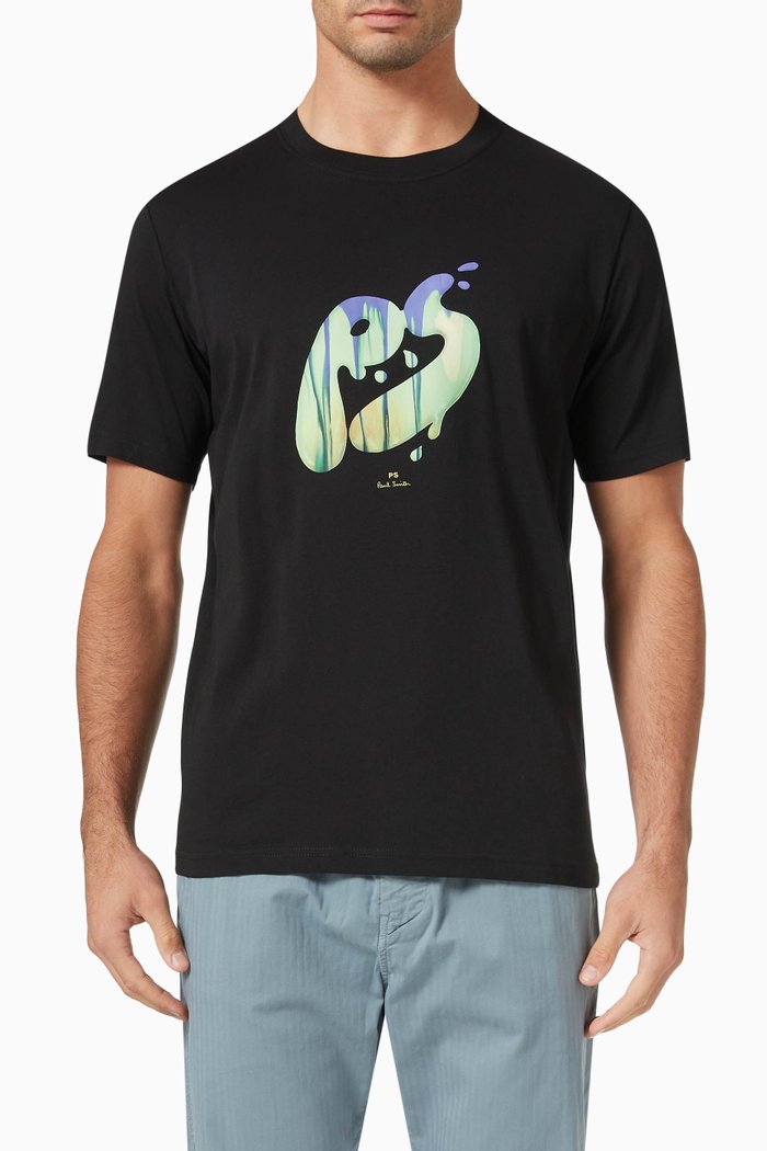 

Logo-print T-shirt in Organic Cotton-jersey, Black