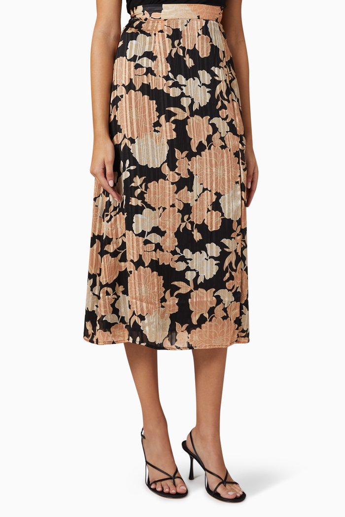 

Bonnie Midi Skirt, Black