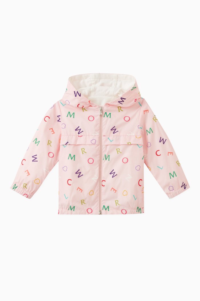 

Anstey Logo Jacket in Polyamide, Pink