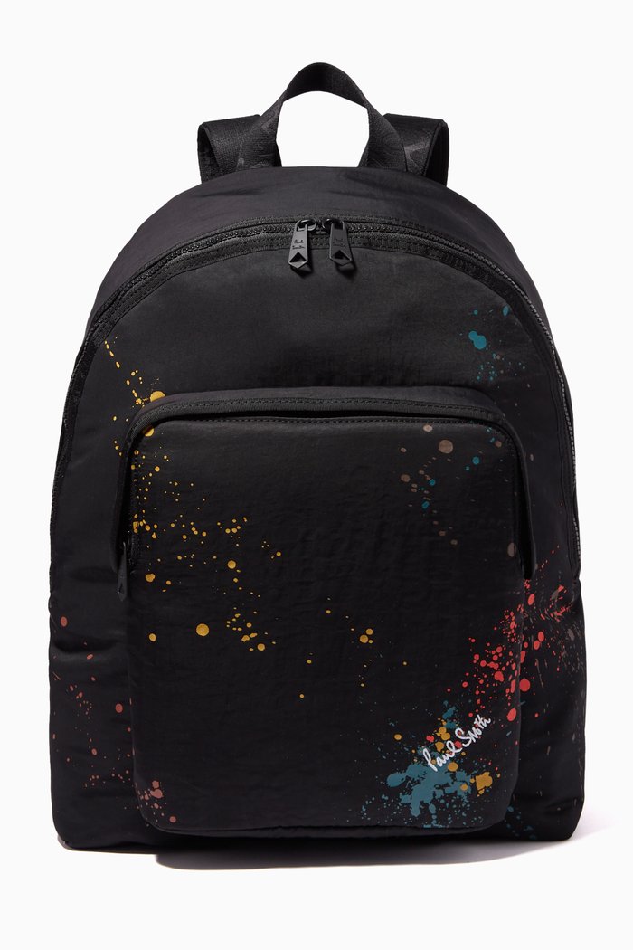 

Paint Splatter Backpack in Nylon, Multicolour