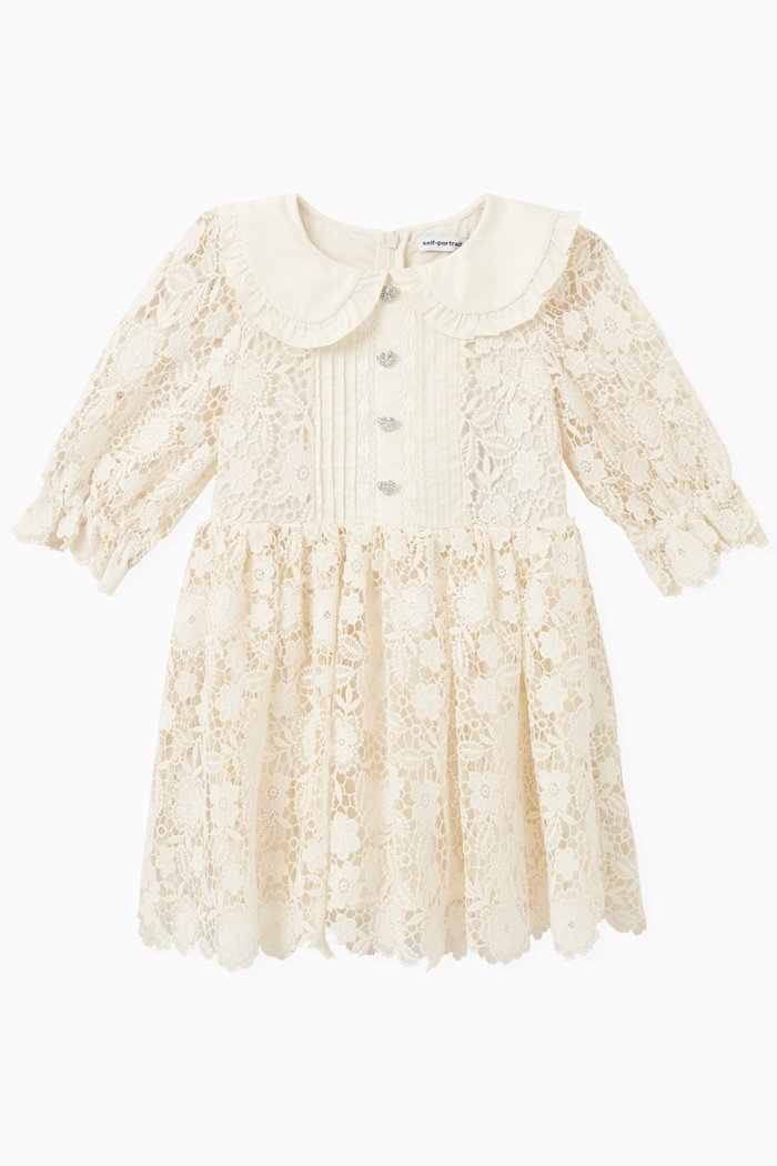 

Mini Dress in Lace, Neutral