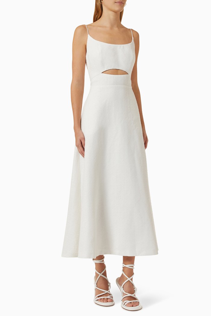 

Deep Notion Maxi Dress, White