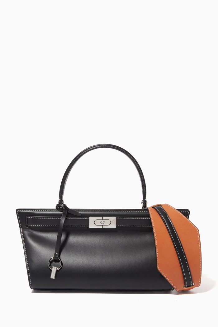 

Lee Radziwill Cat Eye Bag in Leather, Black